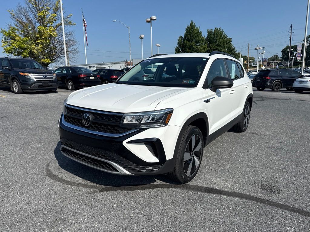 2023 Volkswagen Taos 1.5T S White at Auto Express Mitsubishi