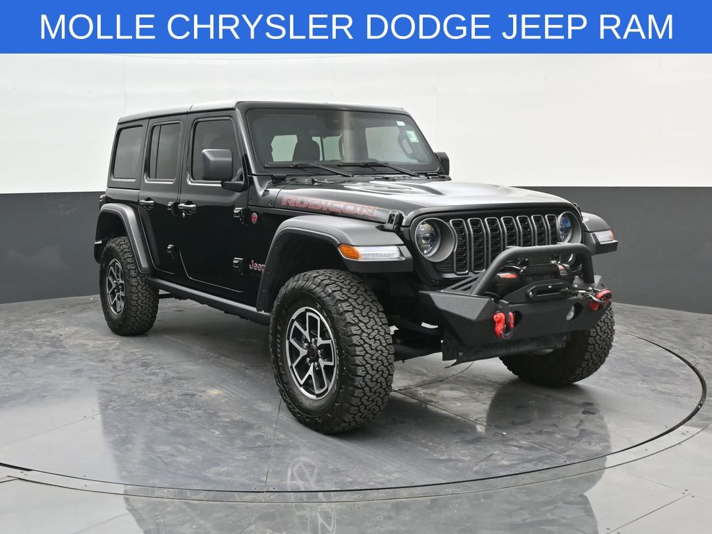 Black Clearcoat 2025 Jeep Wrangler SUV / Crossover Four-Wheel Drive 8-Speed Automatic