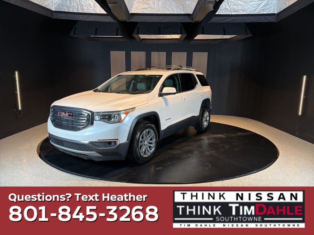 White Frost Tricoat 2019 GMC Acadia SLT-1 AWD SUV / Crossover Four-Wheel Drive 6-Speed Automatic