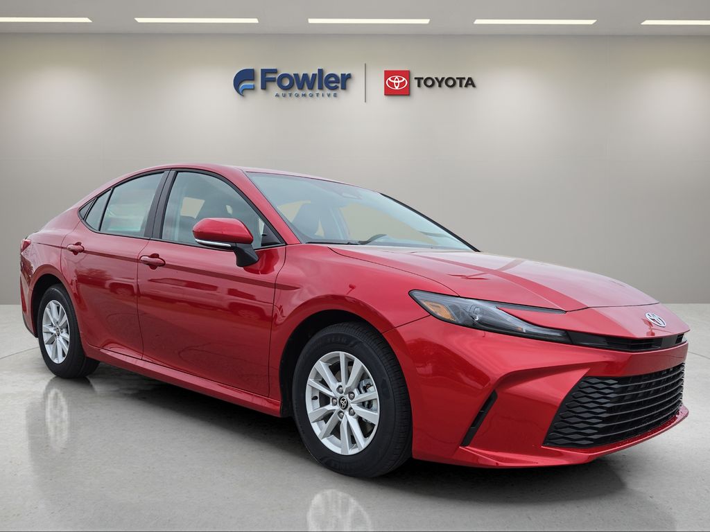 Supersonic Red 2026 Toyota Camry LE FWD Sedan Front-Wheel Drive Continuously Variable Transmission