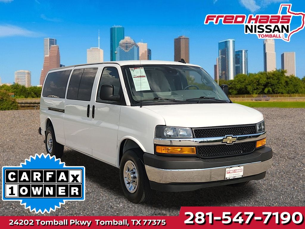 Summit White 2024 Chevrolet Express Van Rear-Wheel Drive 8-Speed Automatic Overdrive