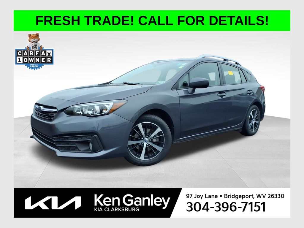 Magnetite Gray Metallic 2022 Subaru Impreza Premium Wagon AWD Wagon All-Wheel Drive Continuously Variable Transmission