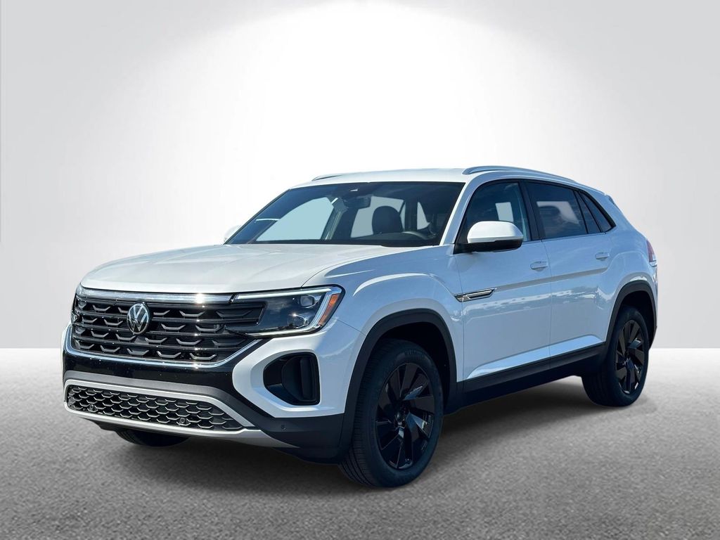White Pearl 2026 Volkswagen Atlas Cross Sport SUV / Crossover All-Wheel Drive 8-Speed Automatic