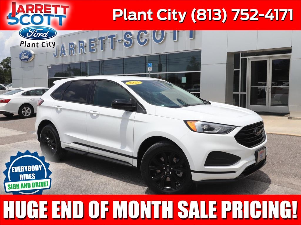 Oxford White 2022 Ford Edge SUV / Crossover All-Wheel Drive 8-Speed Automatic