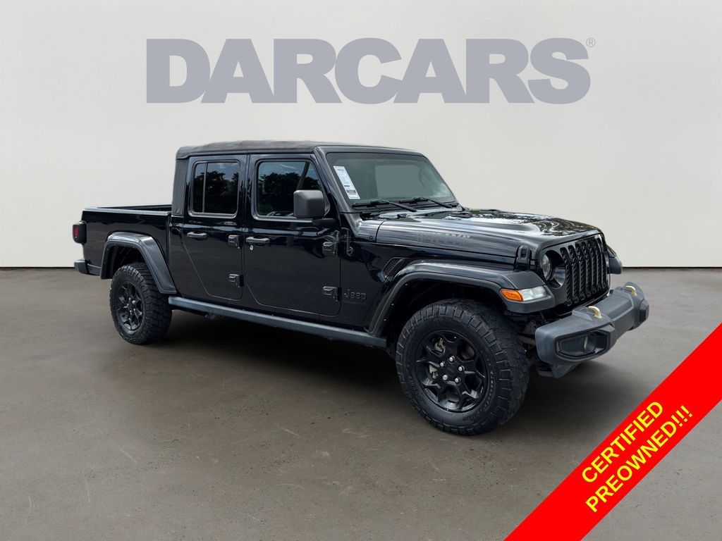 Black Clearcoat 2023 Jeep Gladiator Pickup Truck Four-Wheel Drive 8-Speed Automatic