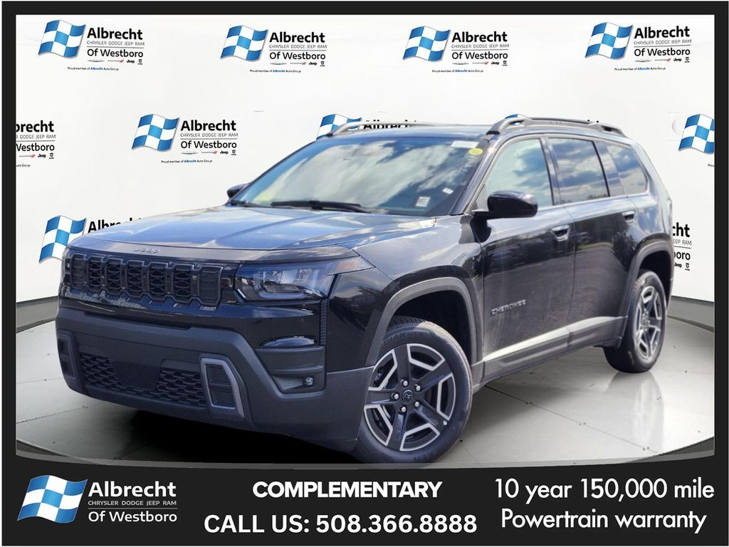 Diamond Black Crystal Pearlcoat 2026 Jeep Cherokee SUV / Crossover Four-Wheel Drive Continuously Variable Transmission