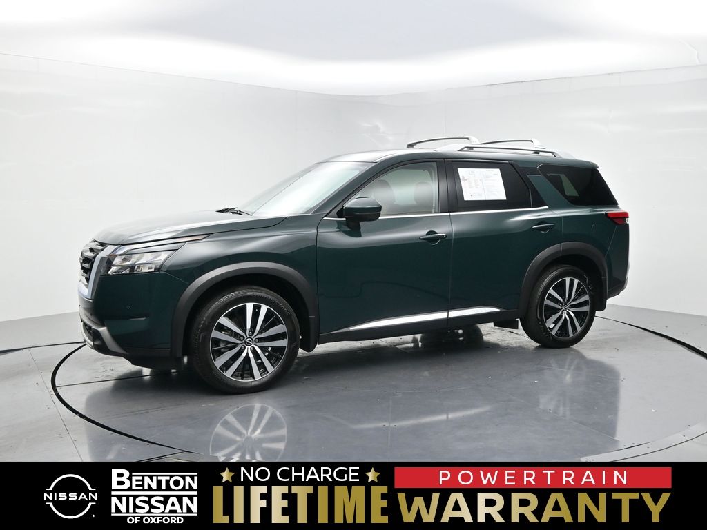 Black (Obsidian Green Pearl) 2025 Nissan Pathfinder SUV / Crossover All-Wheel Drive 9-Speed Automatic