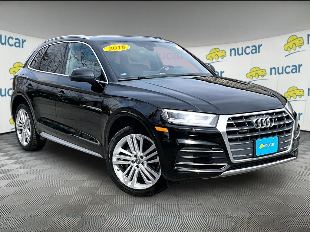Black Metallic 2018 Audi Q5 2.0 TFSI quattro Premium Plus SUV / Crossover All-Wheel Drive 7-Speed Automatic