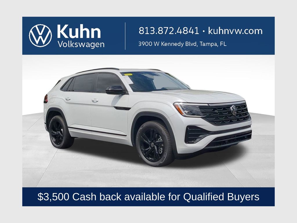 Opal White Pearl 2026 Volkswagen Atlas Cross Sport SUV / Crossover All-Wheel Drive 8-Speed Automatic