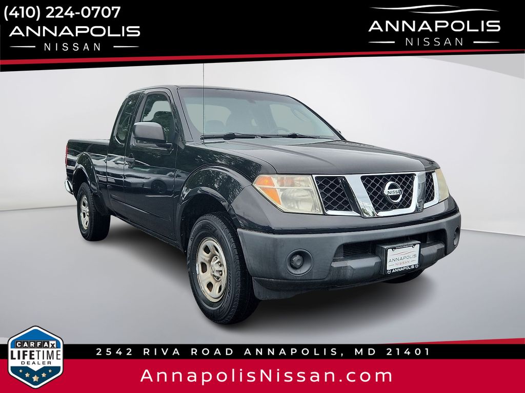 Super Black 2008 Nissan Frontier XE King Cab Pickup Truck 4X2 5-Speed Manual Overdrive