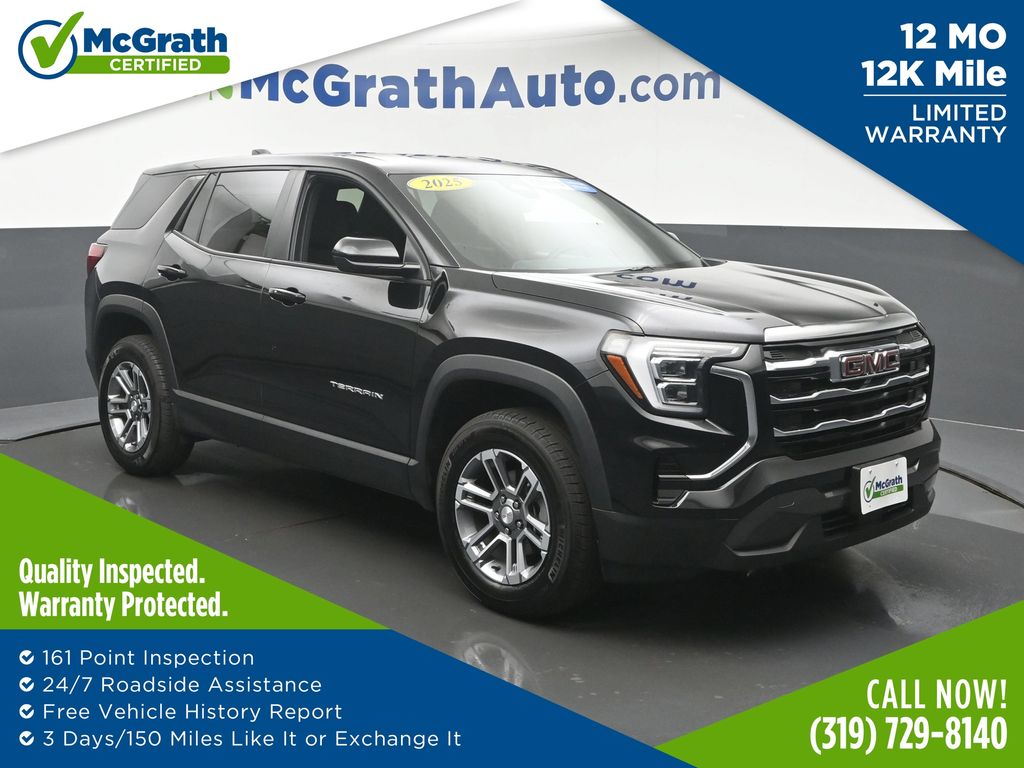 Black (Ebony Twilight Metallic) 2025 GMC Terrain SUV / Crossover Four-Wheel Drive 8-Speed Automatic Overdrive