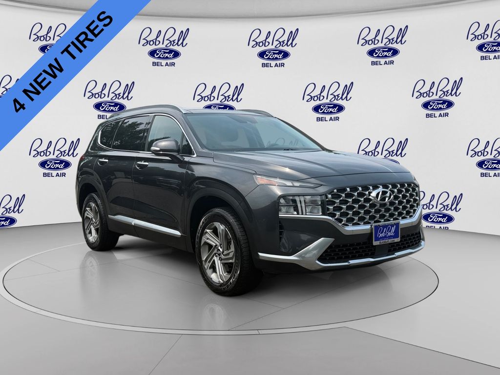 Portofino Gray 2021 Hyundai Santa Fe SUV / Crossover All-Wheel Drive 8-Speed Automatic