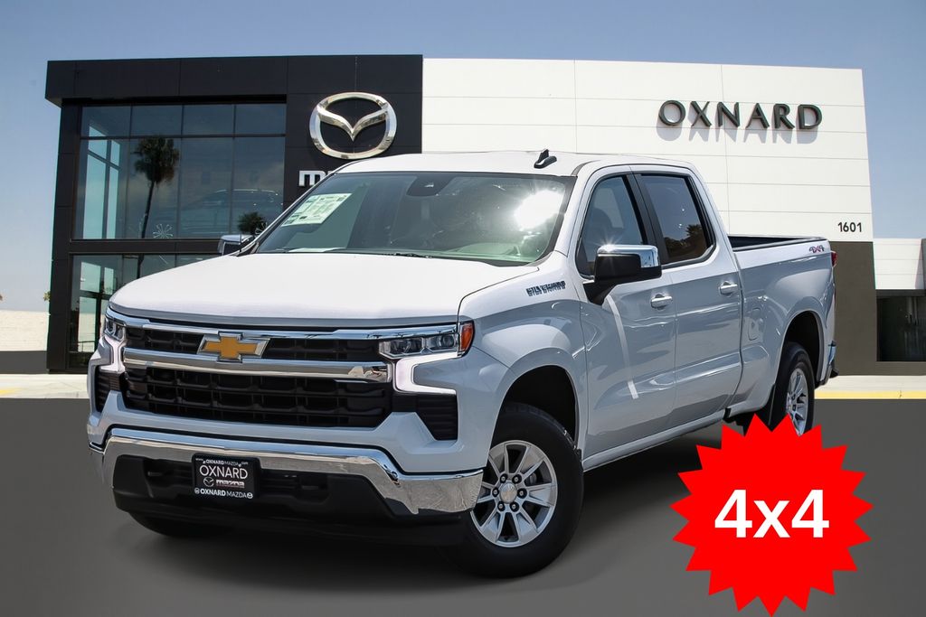 Summit White 2024 Chevrolet Silverado 1500 Pickup Truck Four-Wheel Drive