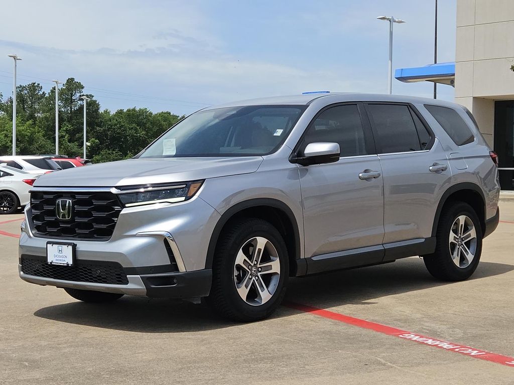 Silver 2024 Honda Pilot EX-L AWD SUV / Crossover All-Wheel Drive Automatic