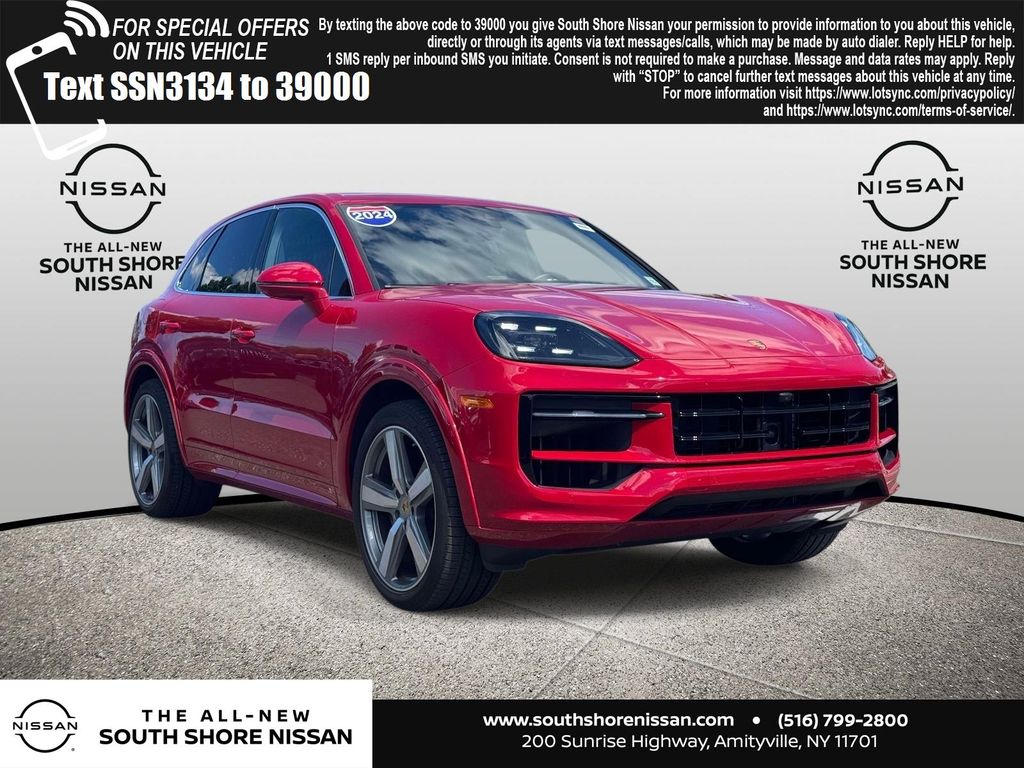 Red 2024 Porsche Cayenne SUV / Crossover All-Wheel Drive 8-Speed Automatic