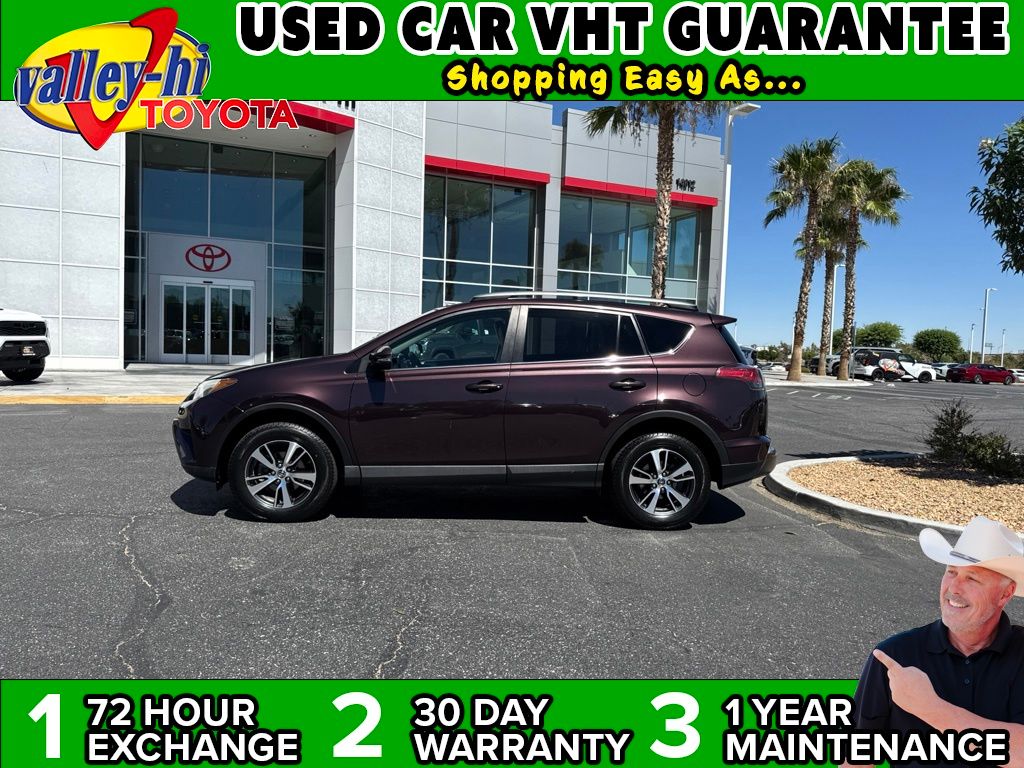 Black Currant Metallic 2017 Toyota RAV4 SUV / Crossover Front-Wheel Drive 6-Speed Automatic