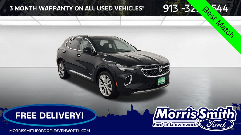 Black (Ebony Twilight Metallic) 2023 Buick Envision SUV / Crossover All-Wheel Drive 9-Speed Automatic