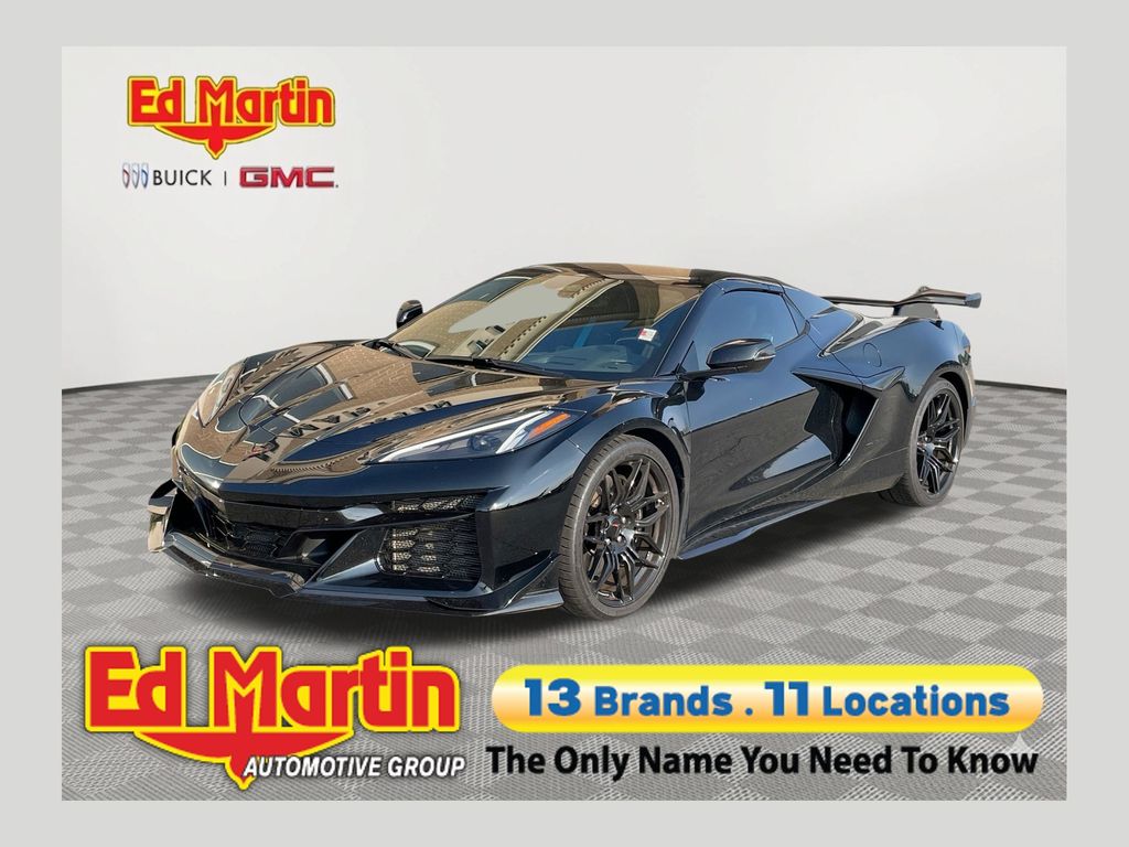 Black 2025 Chevrolet Corvette Z06 3LZ Convertible RWD Convertible Rear-Wheel Drive 8-Speed Dual Clutch