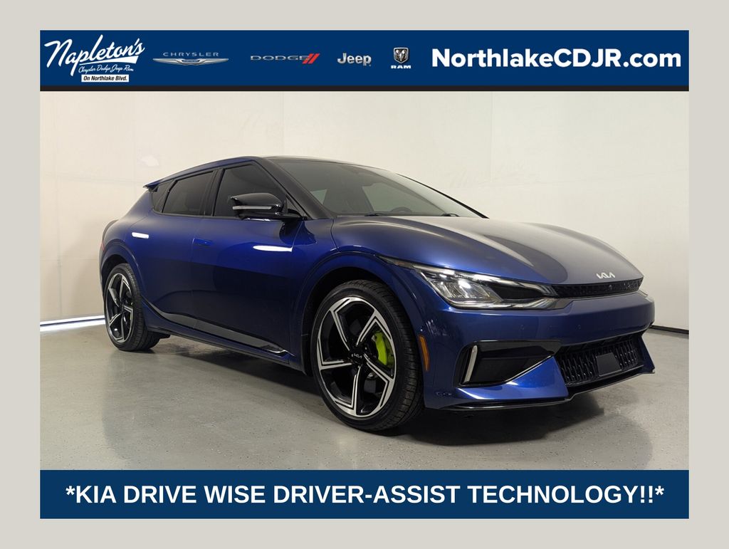 Yacht Blue 2023 Kia EV6 SUV / Crossover All-Wheel Drive 1-Speed Automatic