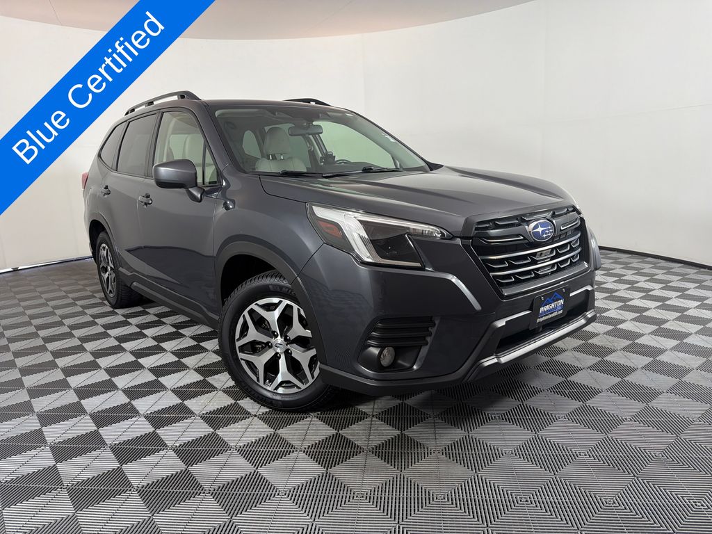 Magnetite Gray Metallic 2022 Subaru Forester SUV / Crossover All-Wheel Drive Continuously Variable Transmission