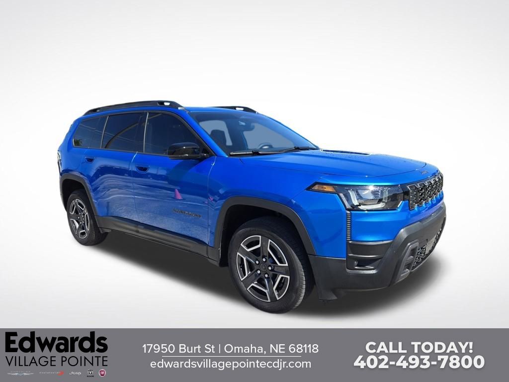 Hydro Blue Pearlcoat 2026 Jeep Cherokee SUV / Crossover Four-Wheel Drive Continuously Variable Transmission