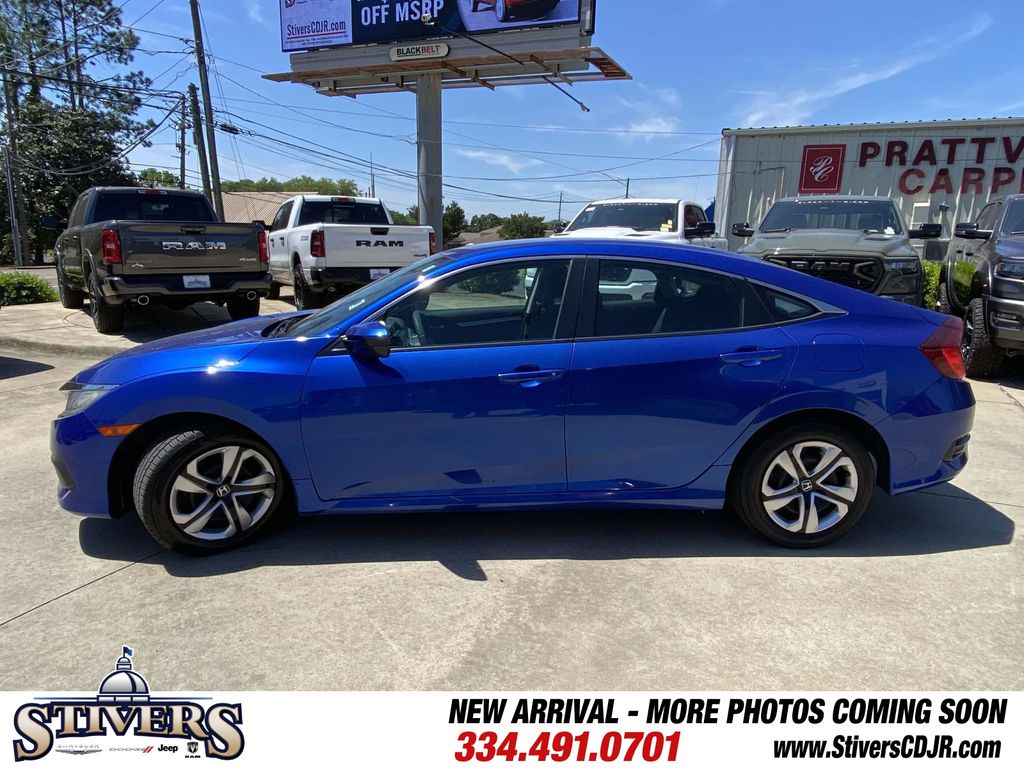 2017 Aegean Blue Metallic Honda Civic LX FWD Sedan
