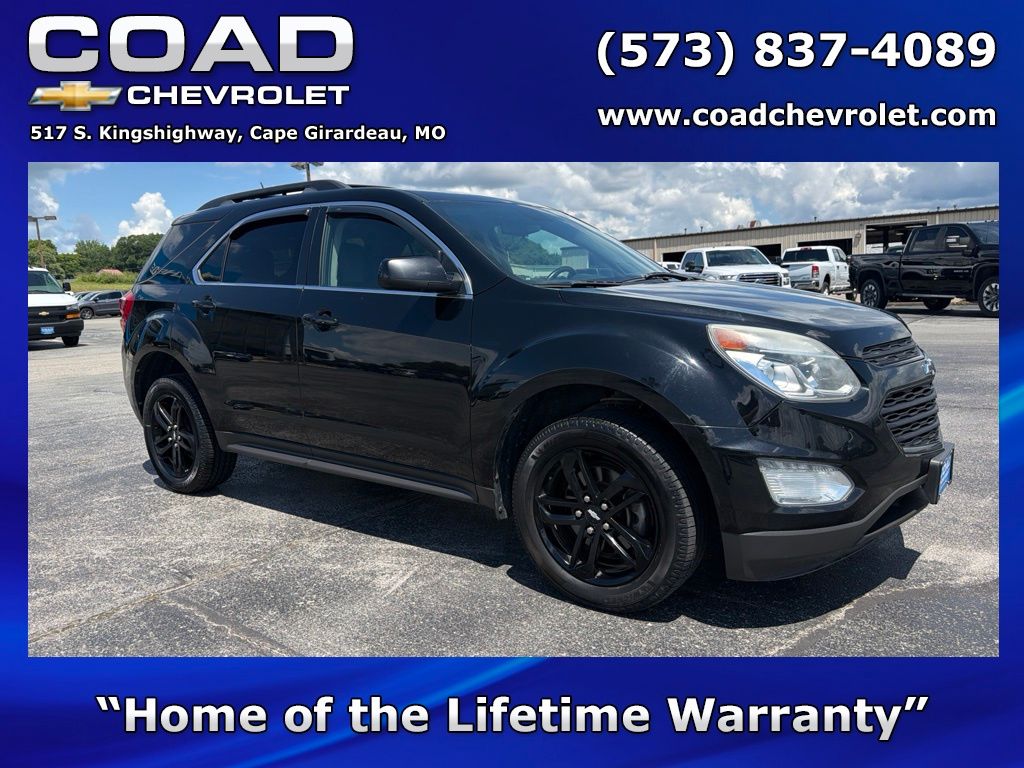 Mosaic Black Metallic 2017 Chevrolet Equinox SUV / Crossover All-Wheel Drive 6-Speed Automatic Overdrive