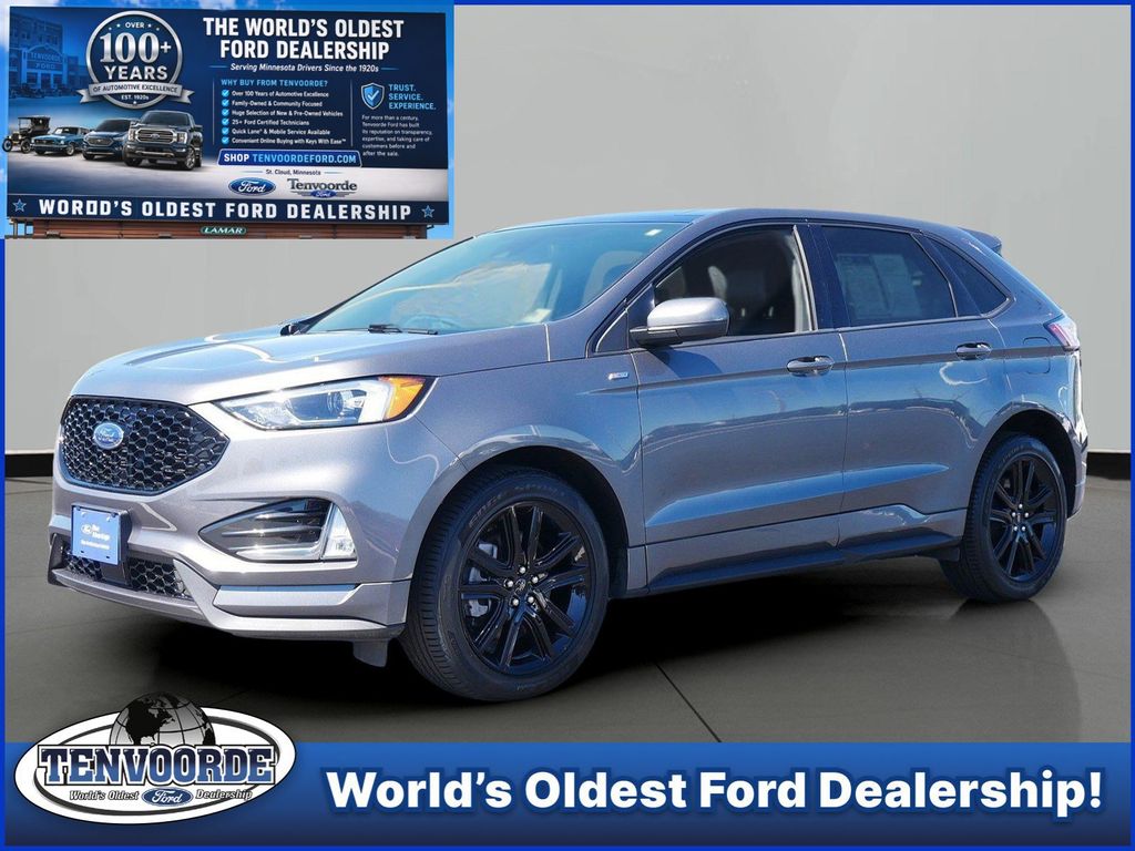 Gray Metallic 2023 Ford Edge SUV / Crossover All-Wheel Drive 8-Speed Automatic