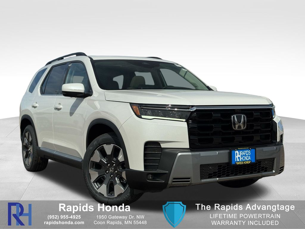 Platinum White 2026 Honda Pilot Touring AWD SUV / Crossover All-Wheel Drive Automatic