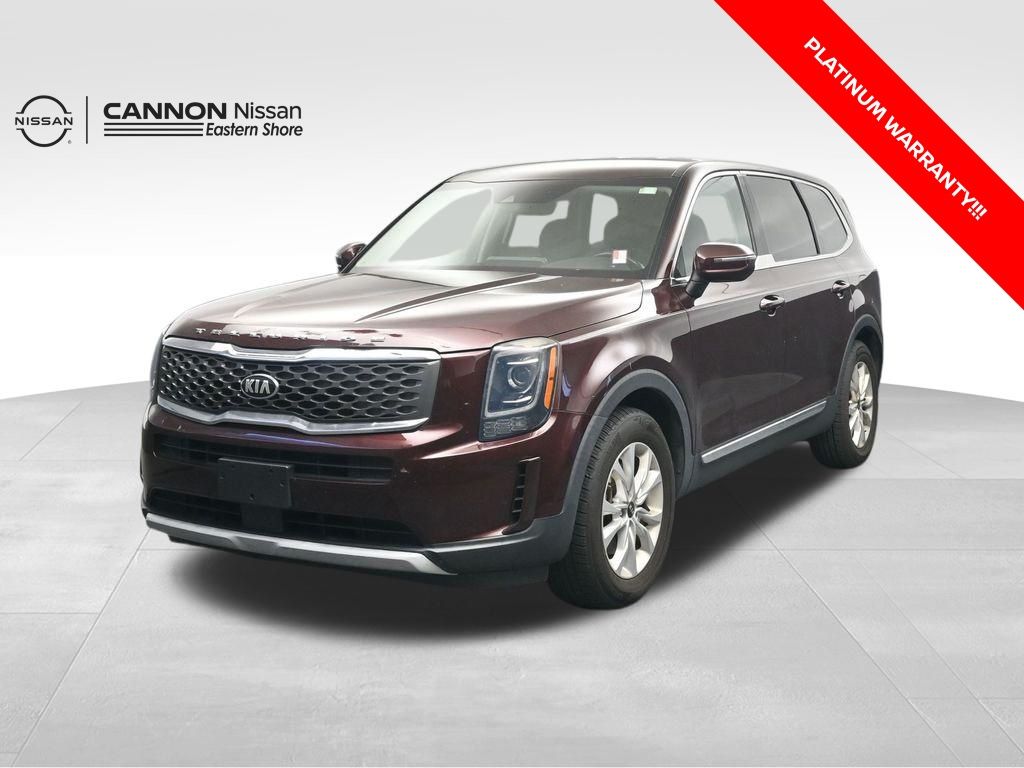 Red (Sangria) 2020 Kia Telluride LX FWD SUV / Crossover Front-Wheel Drive 8-Speed Automatic
