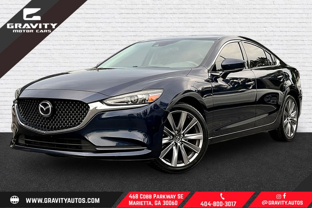 Deep Crystal Blue Mica 2018 Mazda MAZDA6 Sedan Front-Wheel Drive 6-Speed Automatic