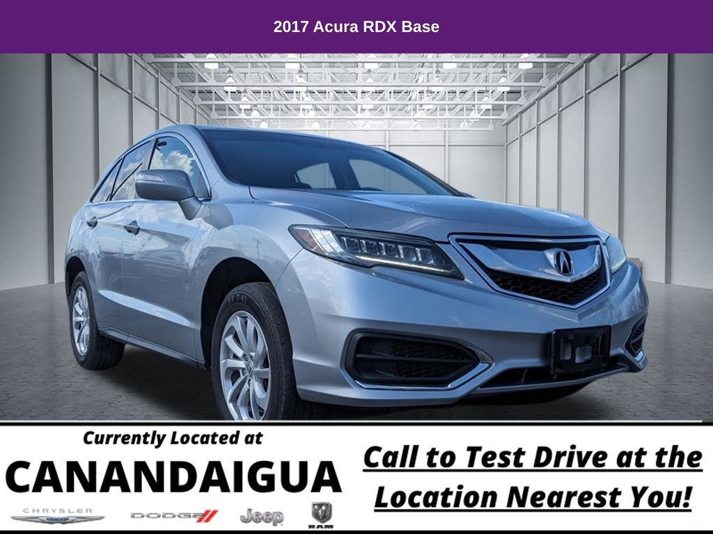 Lunar Silver Metallic 2017 Acura RDX SUV / Crossover All-Wheel Drive 6-Speed Automatic