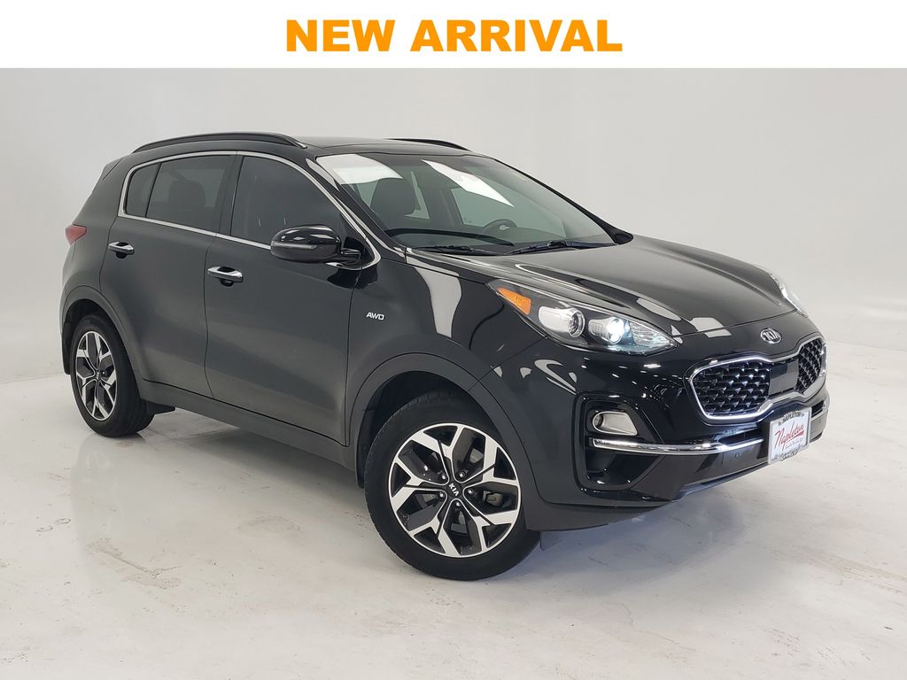 Black Cherry Pearl 2022 Kia Sportage EX AWD SUV / Crossover All-Wheel Drive 6-Speed Automatic Overdrive