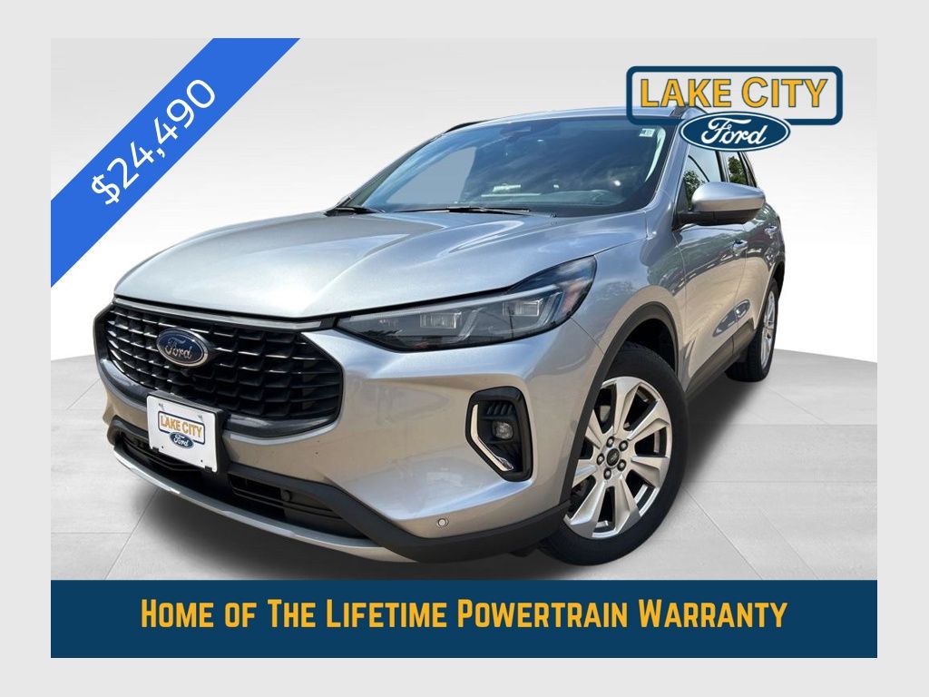 Silver 2023 Ford Escape SUV / Crossover All-Wheel Drive 8-Speed Automatic