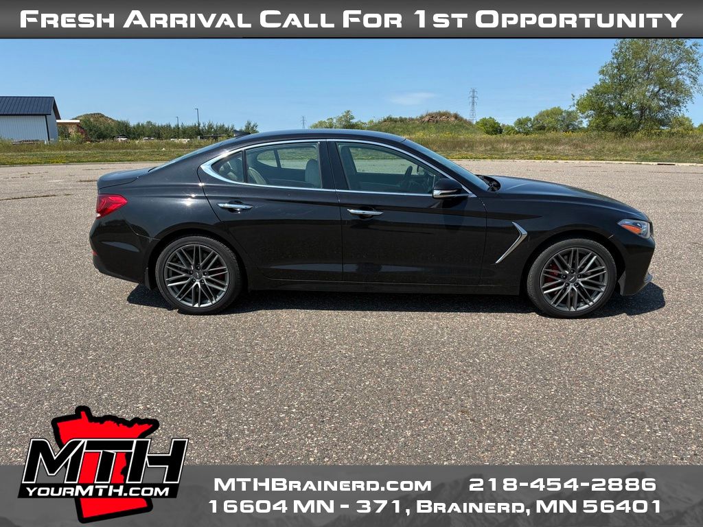 Victoria Black 2019 Genesis G70 Sedan Rear-Wheel Drive 8-Speed Automatic
