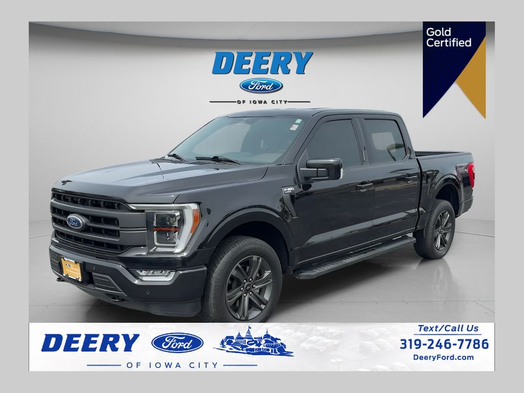 Agate Black Metallic 2023 Ford F-150 Pickup Truck Four-Wheel Drive 10-Speed Automatic