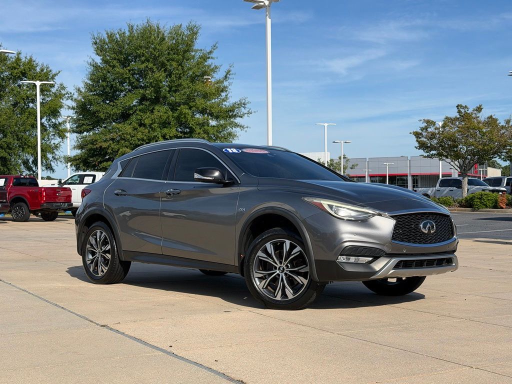 Gray (Graphite Shadow) 2018 INFINITI QX30 SUV / Crossover All-Wheel Drive 7-Speed Automatic Overdrive