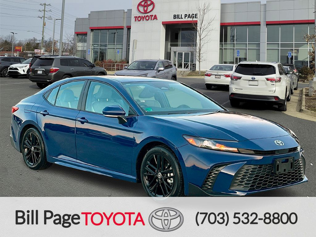 Reservoir Blue 2025 Toyota Camry SE FWD Sedan Front-Wheel Drive Continuously Variable Transmission