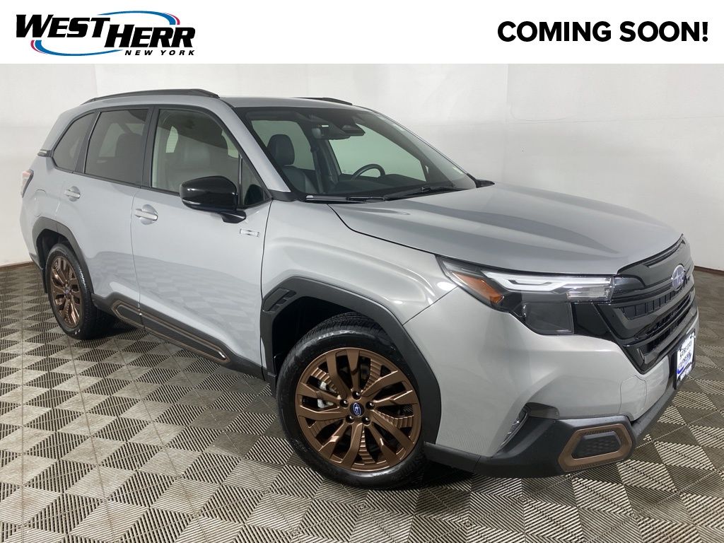 River Rock Pearl 2025 Subaru Forester Hybrid Sport AWD SUV / Crossover All-Wheel Drive Continuously Variable Transmission