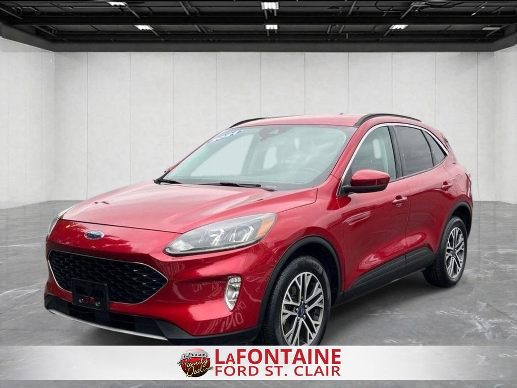 Red Metallic 2021 Ford Escape SUV / Crossover All-Wheel Drive 8-Speed Automatic