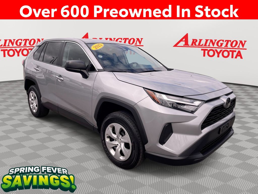 Silver Sky Metallic 2025 Toyota RAV4 LE AWD SUV / Crossover All-Wheel Drive 8-Speed Automatic