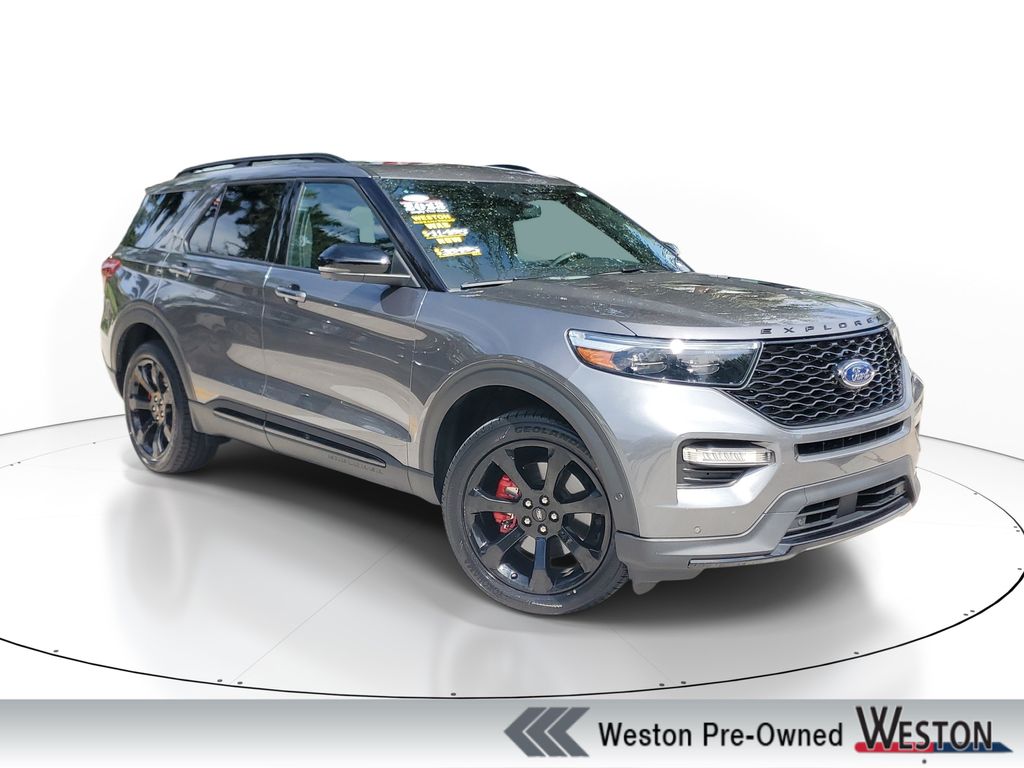 Gray Metallic 2023 Ford Explorer SUV / Crossover All-Wheel Drive Automatic