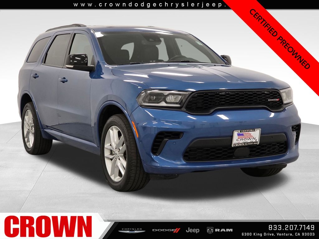 Blue (Frostbite Pearlcoat) 2025 Dodge Durango SUV / Crossover All-Wheel Drive 8-Speed Automatic