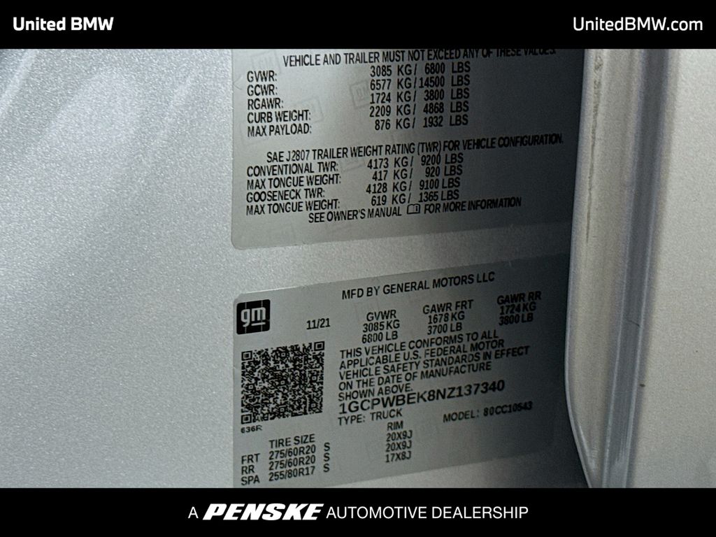 Thumbnail: 2022 Chevrolet Silverado 1500 - 12