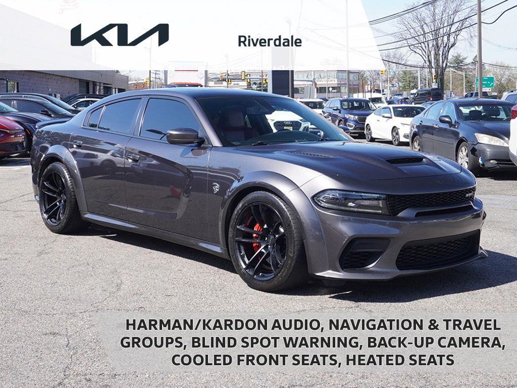 Gray (Granite Pearlcoat) 2021 Dodge Charger SRT Hellcat Widebody RWD Sedan Rear-Wheel Drive 8-Speed Automatic