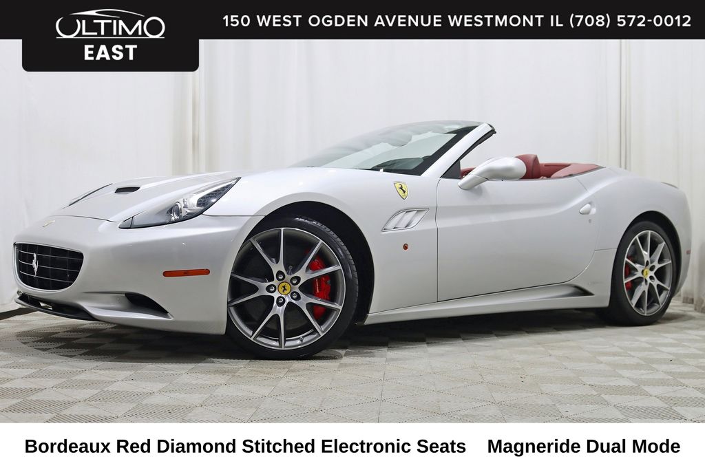 Argento Nurburgring Metallic 2010 Ferrari California GT Convertible Convertible Rear-Wheel Drive 7-Speed Manual