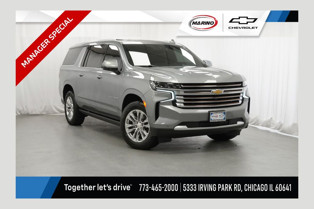 Sterling Gray Metallic 2023 Chevrolet Suburban SUV / Crossover Four-Wheel Drive