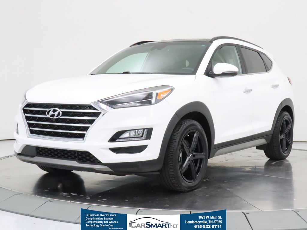 Winter White 2020 Hyundai Tucson SUV / Crossover Front-Wheel Drive 6-Speed Automatic