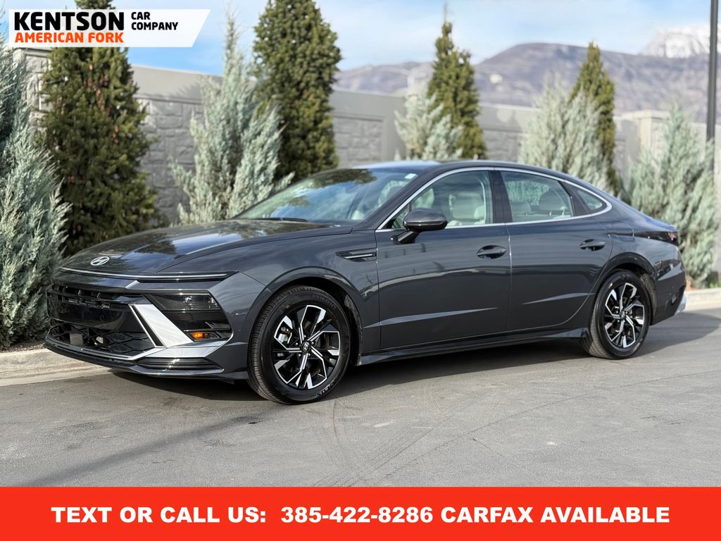 Portofino Gray 2025 Hyundai Sonata SEL FWD Sedan Front-Wheel Drive 8-Speed Automatic