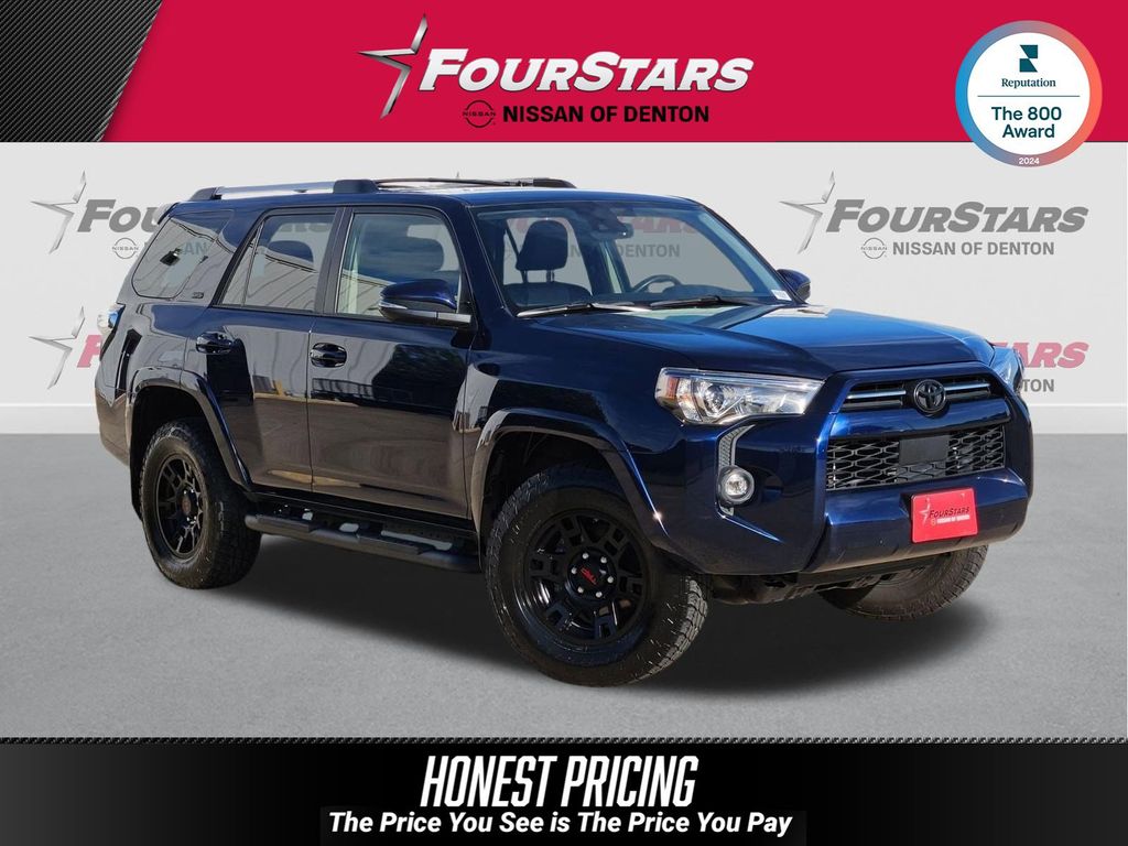 Nautical Blue Metallic 2021 Toyota 4Runner SR5 Premium 4WD SUV / Crossover Four-Wheel Drive 5-Speed Automatic Overdrive